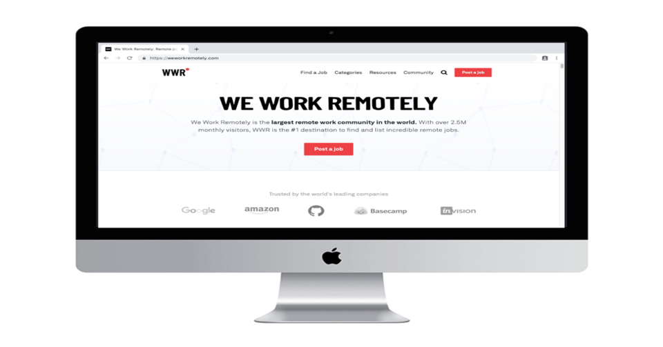 موقع We Work Remotely أفضل موقع مجاني لتوفير الوظائف في مختلف المجالات